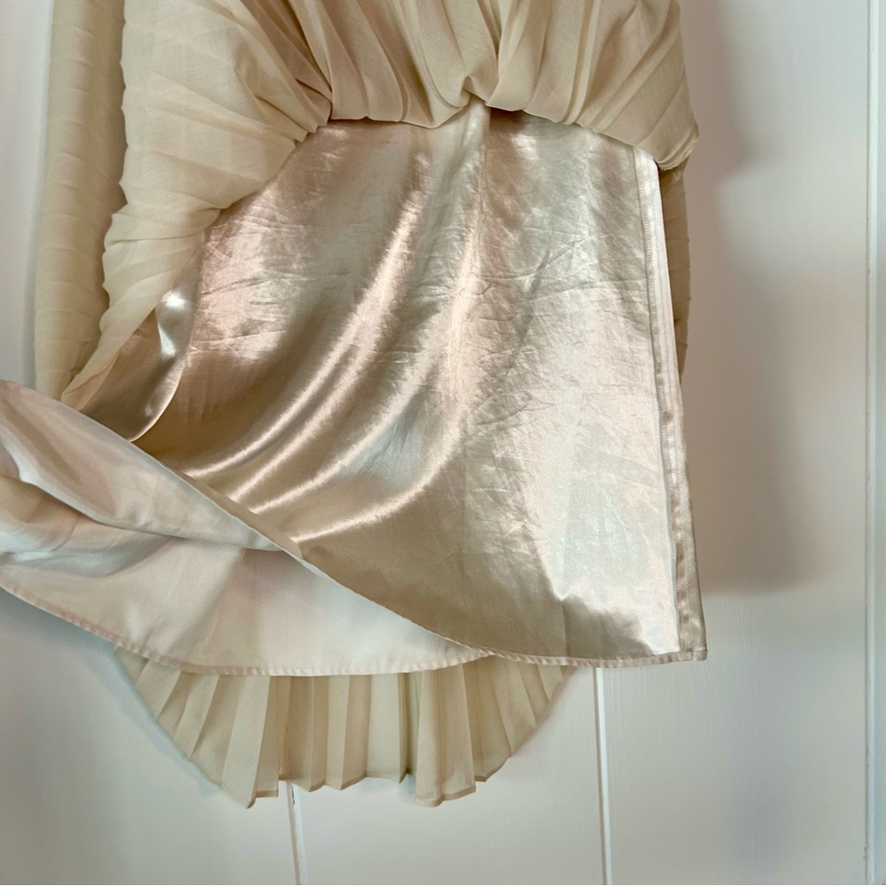 Ballsey TOMORROWLAND Cream Maxi Skirt elegant Japanese style - Picture 4 of 11